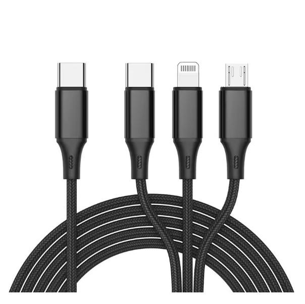 3-in-1 USB Type-C Cable Lightning Micro