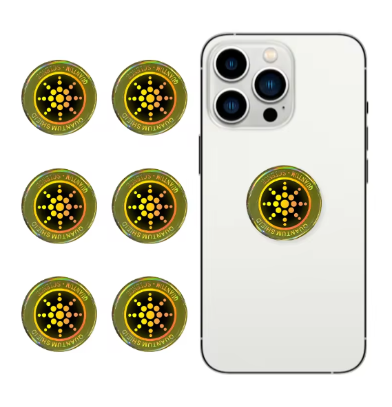 6-Piece Quantum Shield Mobile Phone Stickers