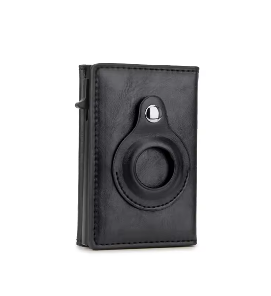 Smart Air Tag Wallet PU Leather RFID Blocking Card Holder
