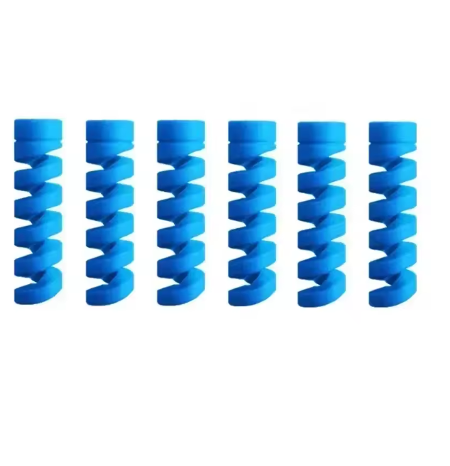 6-Piece Silicone Spiral Cable Protector