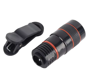 Universal 8x 12x Zoom Clip Lens for Smartphone Cellphone