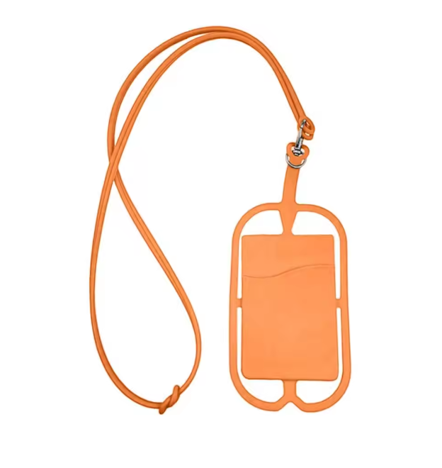 Colourful Universal Silicone Phone Lanyard