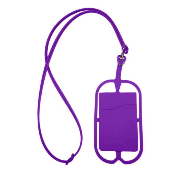 Colourful Universal Silicone Phone Lanyard