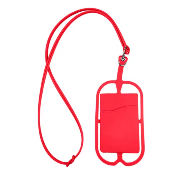 Colourful Universal Silicone Phone Lanyard