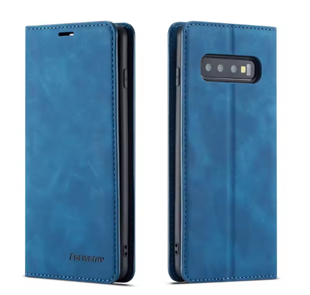 Leather Flip Case Samsung A30 A50 A60 A70 S7 S8 S9