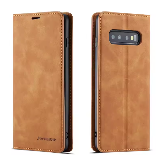 Leather Flip Case Samsung A30 A50 A60 A70 S7 S8 S9