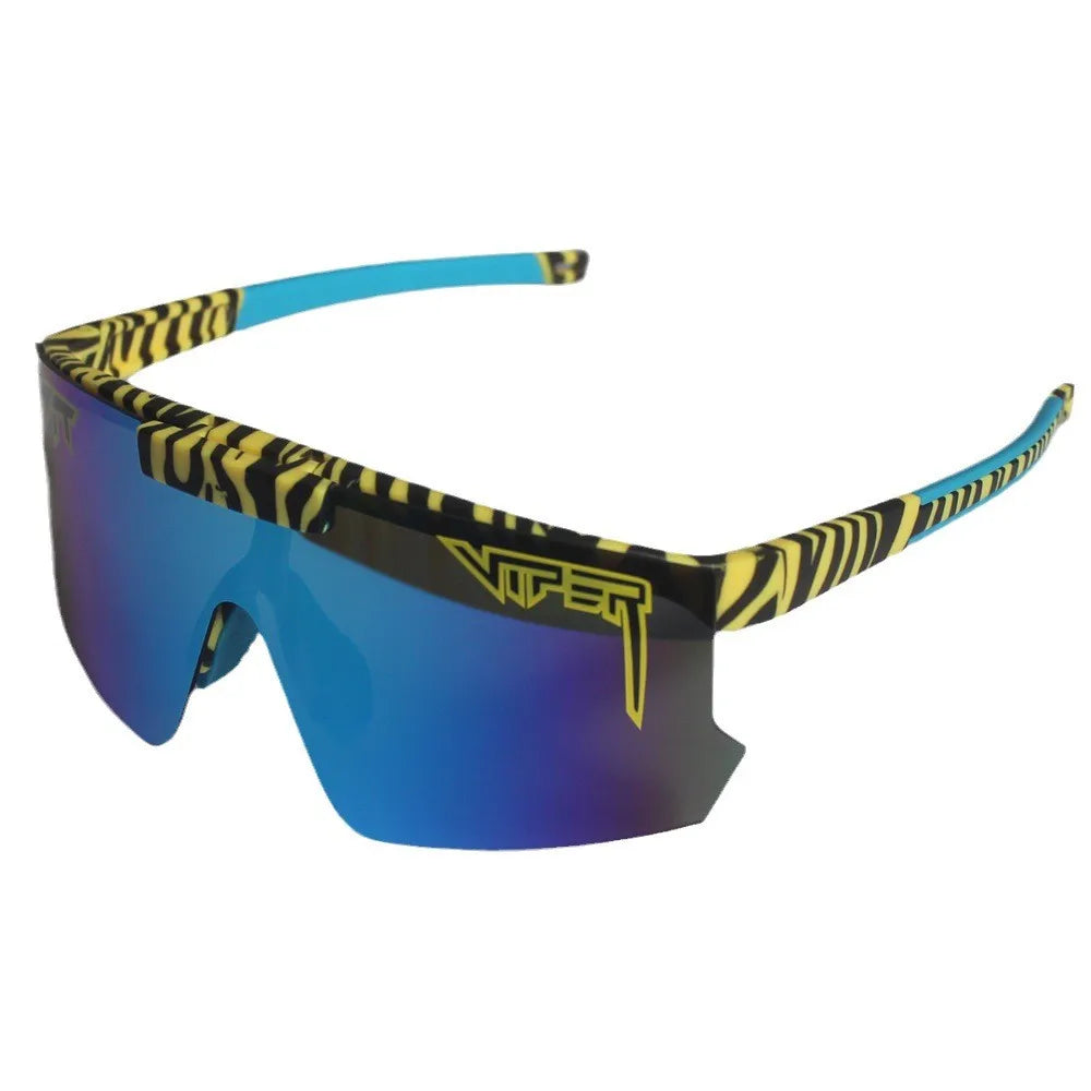Flip-Up-Down Outdoor Sport Pit Viper-Look Sunglasses