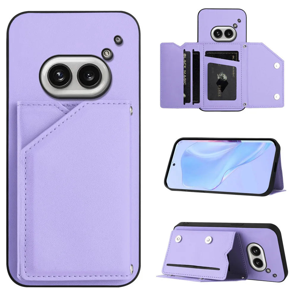 Nothing Phone 2A 3A Plus Pro PU Leather Wallet Holder Card Case