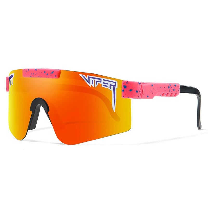 Adult UV400 Pit Viper-Look Sunglasses