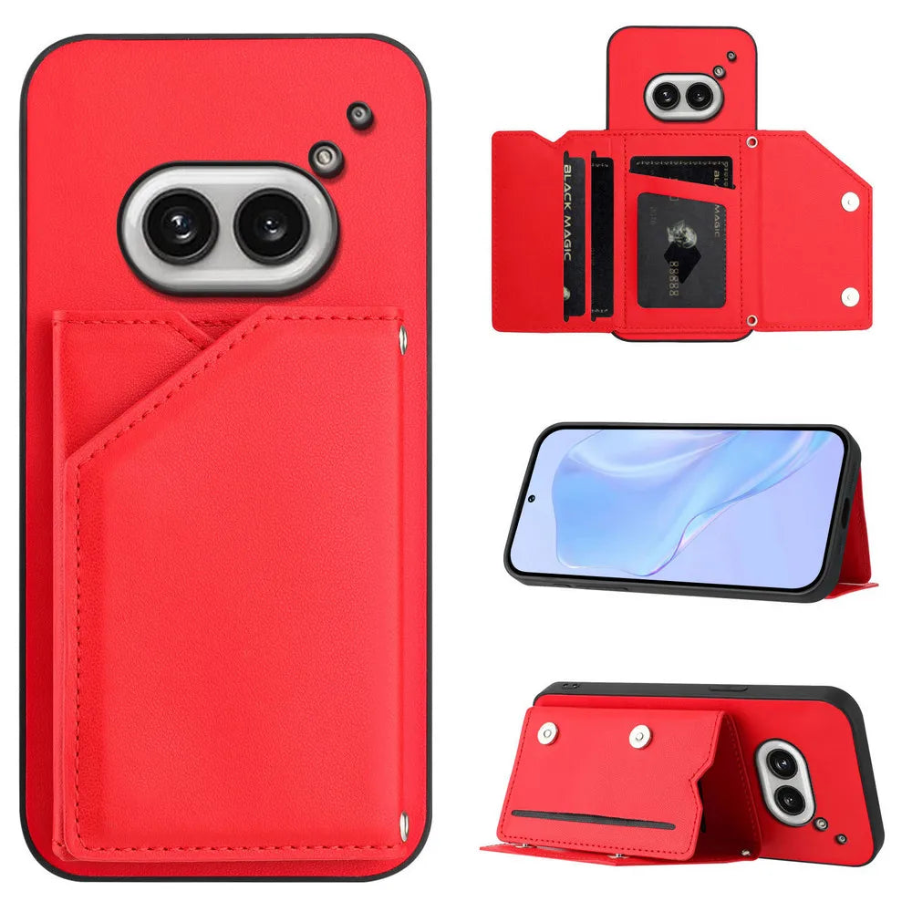 Nothing Phone 2A 3A Plus Pro PU Leather Wallet Holder Card Case