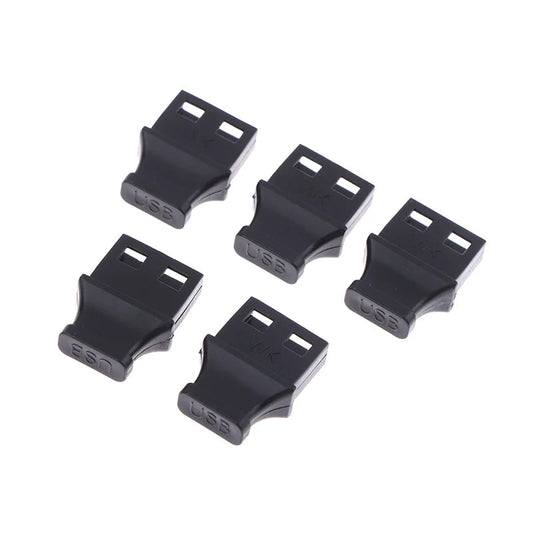 5/10-Piece Type-A USB Port Plug With Handle