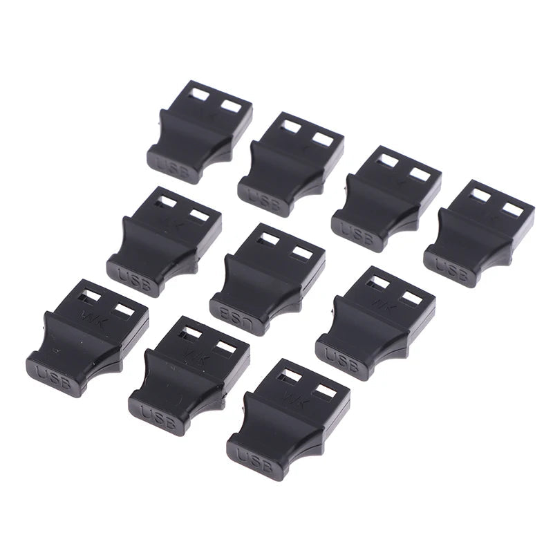 5/10-Piece Type-A USB Port Plug With Handle