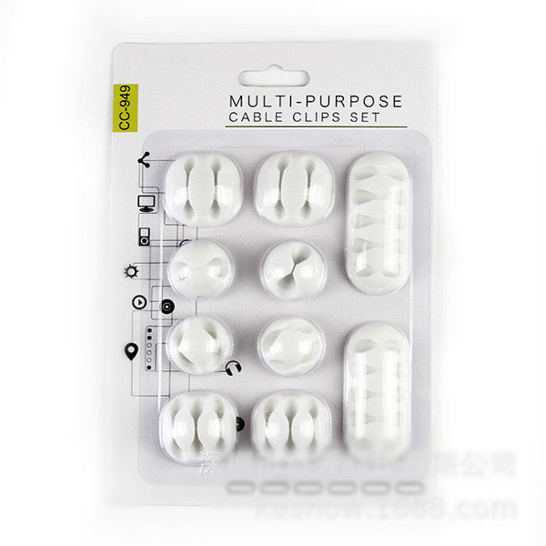 10-Piece Round Cable Protector Kit