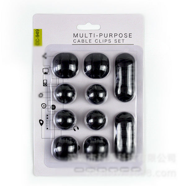 10-Piece Round Cable Protector Kit
