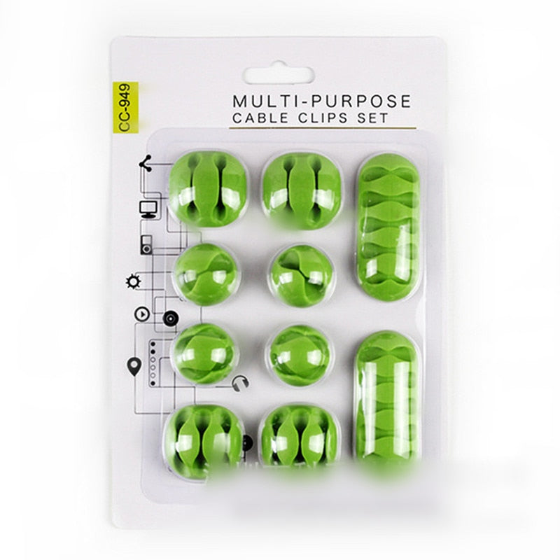 10-Piece Round Cable Protector Kit