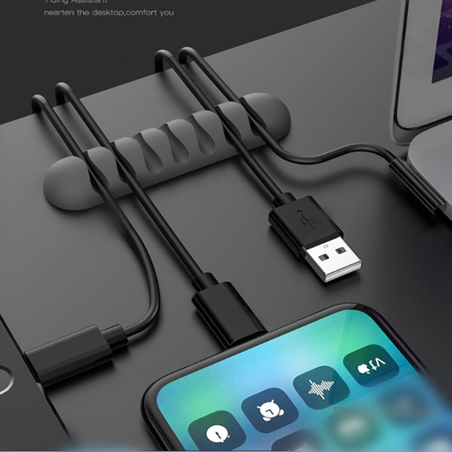 Silicone USB Cable Tidy Organiser