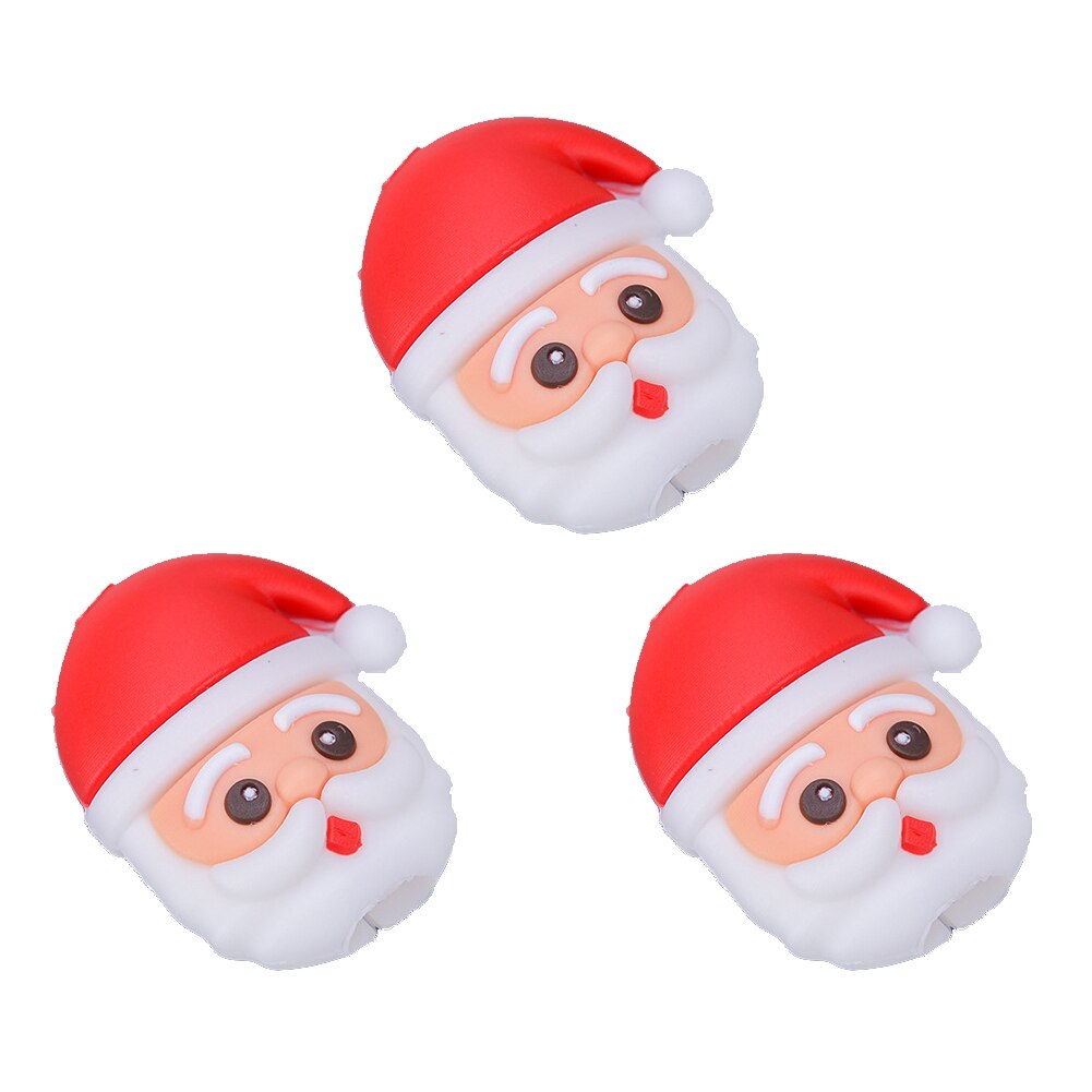 3-Piece Christmas USB Protective Case Cable Cover