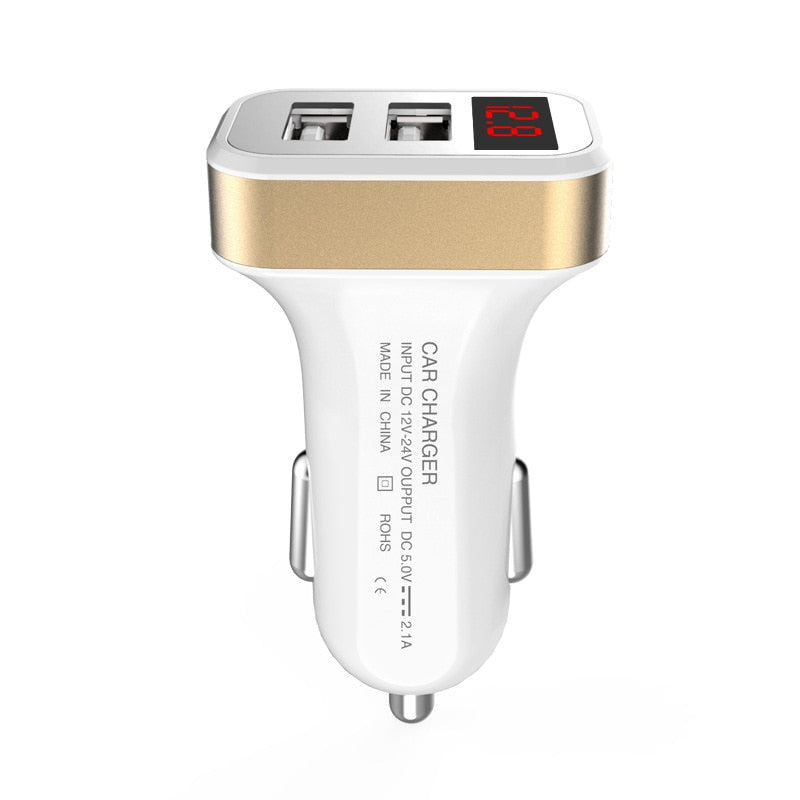 5V USB Car-Charger LED Screen