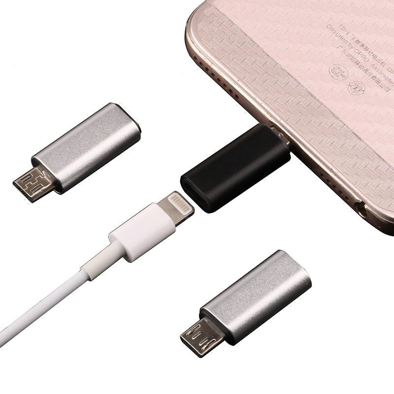 8-Pin Female to Micro-USB Male Adapter