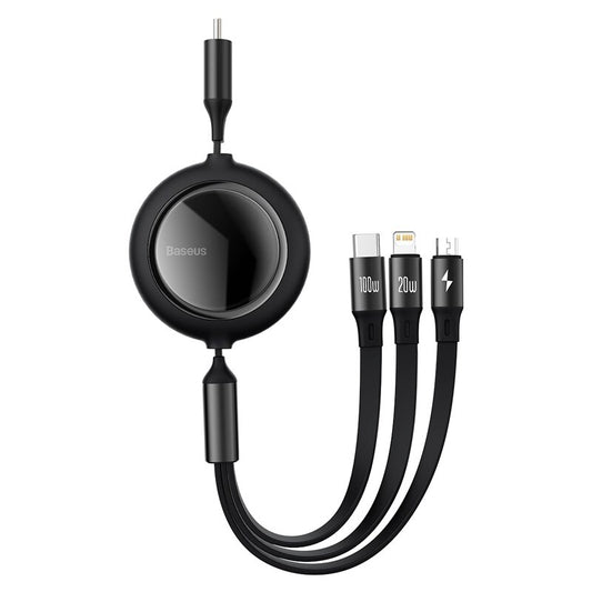 Retractable Type-C 100W USB-C Cable