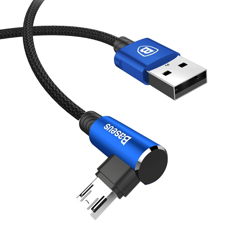 90-Degree Elbow Micro-USB Cable