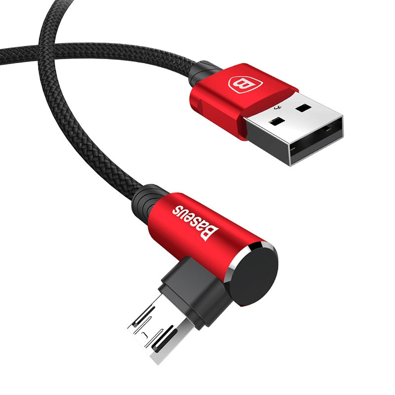 90-Degree Elbow Micro-USB Cable