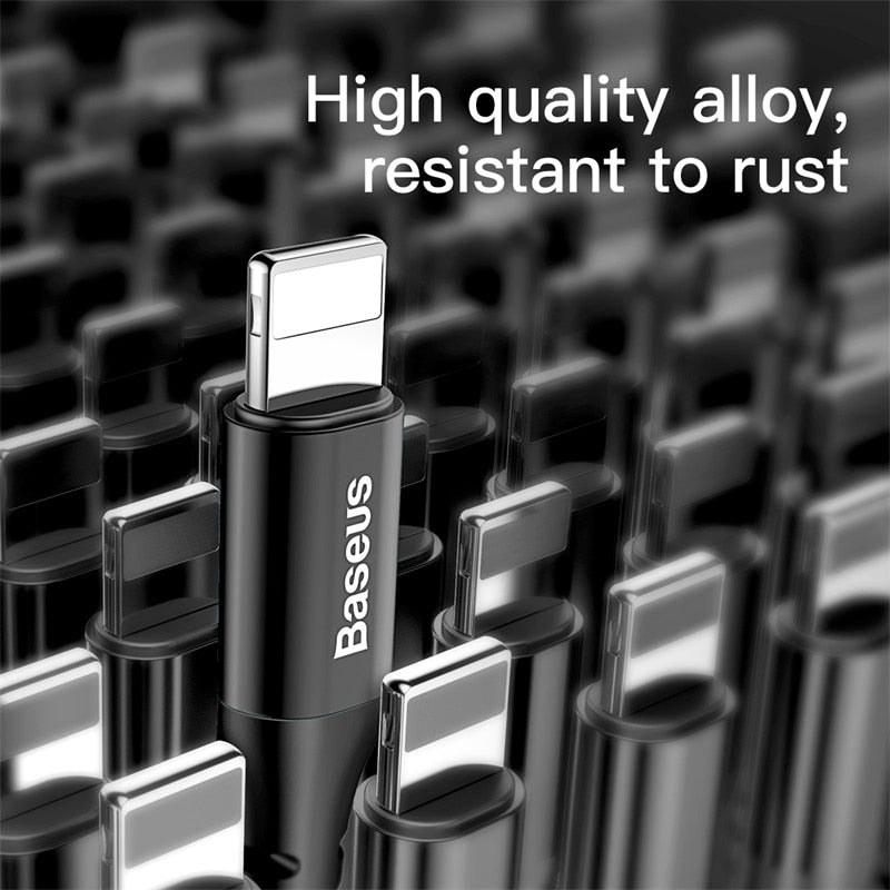 Spring USB Cable for iPhone Charger Quick Charging Data