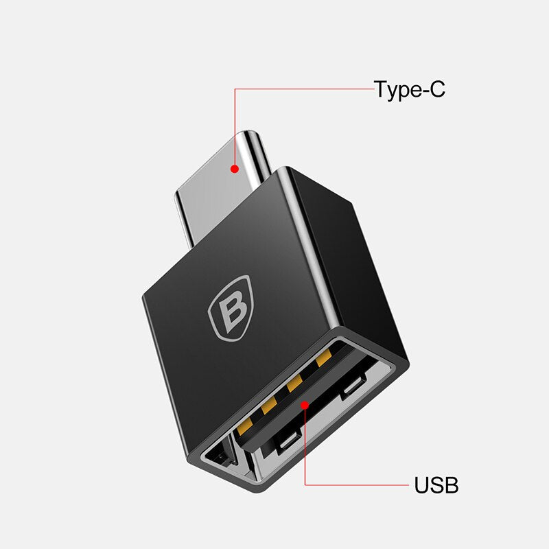 Type-C Male to USB Female Cable Adapter Converter