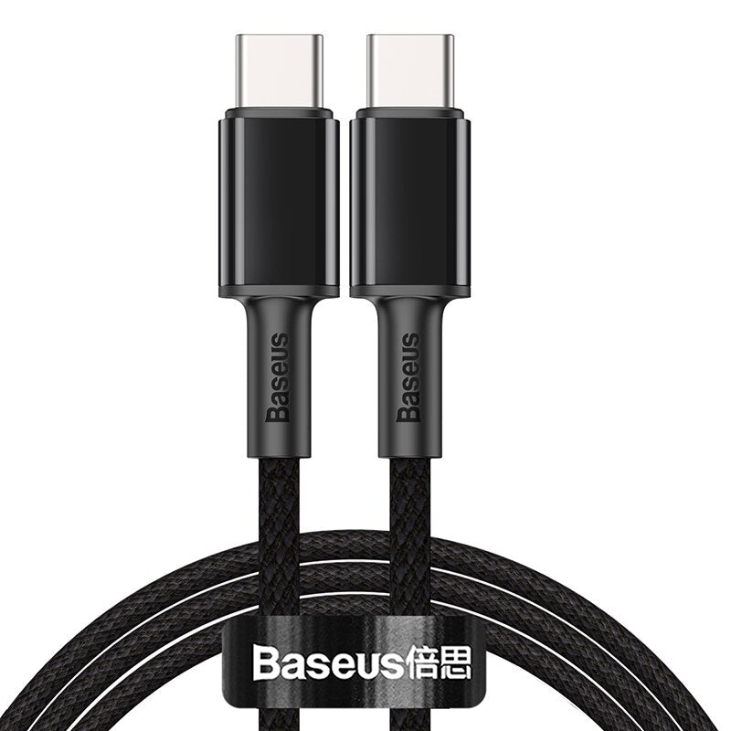 USB-C to USB Type-C Cable 100W PD Fast Charger