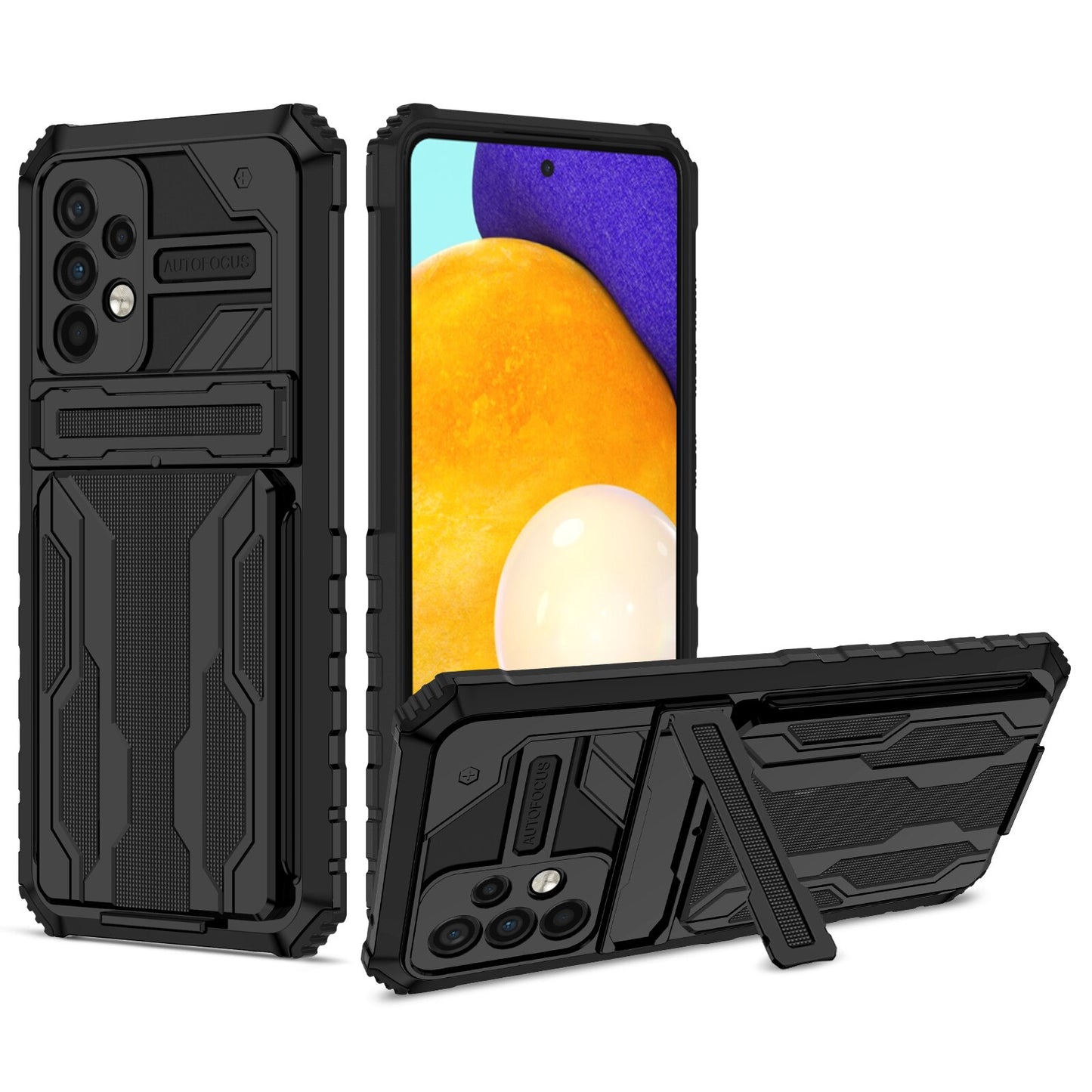 Armour Case With Card Slot for Samsung Galaxy