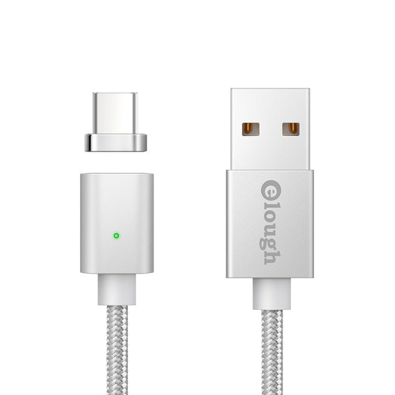 Magnetic Cable for iPhone Samsung Xiaomi Micro USB Type-C Cable Fast-Charging Mobile