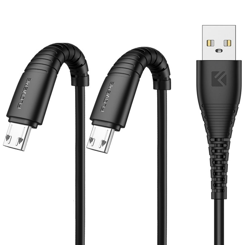 Micro USB Cable 5v/2.4a Charging Data Phone Charger Fast Samsung Xiaomi
