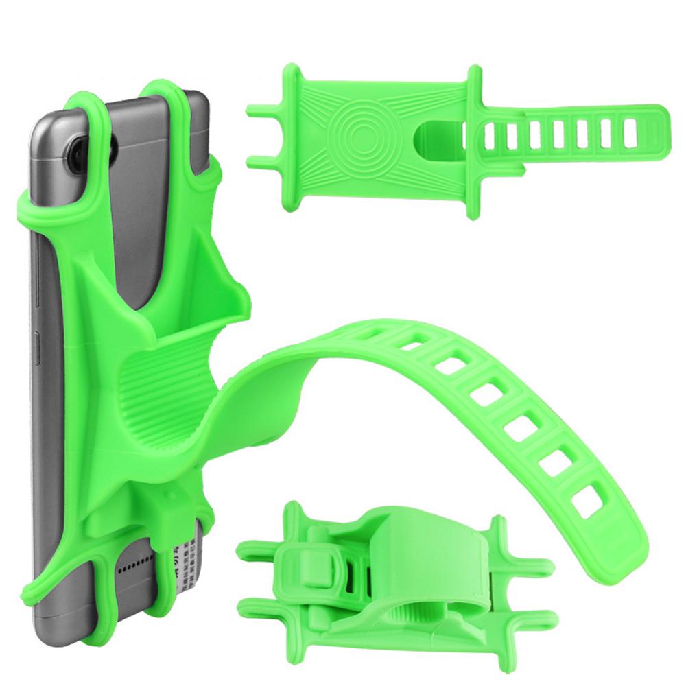 Universal Bike Motorcycle Mobile Phone Stand Holder Silicone Non-slip Buckle Pull Phone Mount