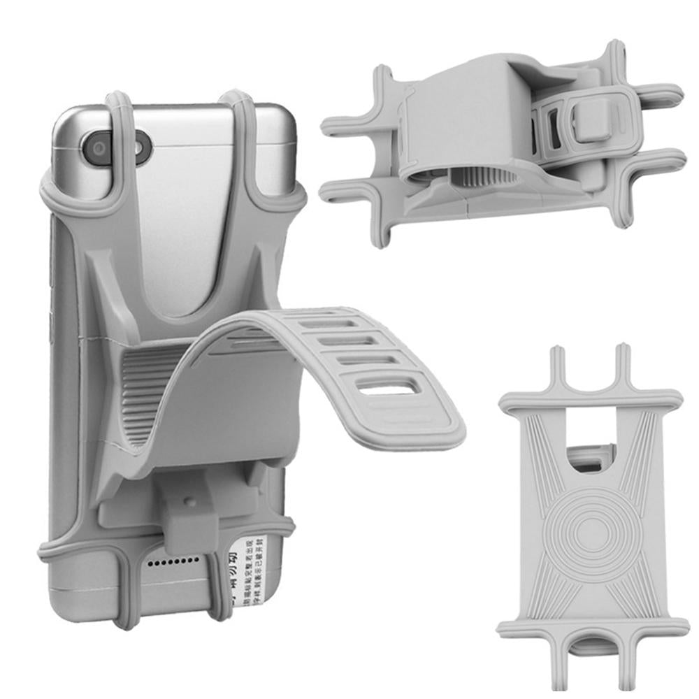 Universal Bike Motorcycle Mobile Phone Stand Holder Silicone Non-slip Buckle Pull Phone Mount
