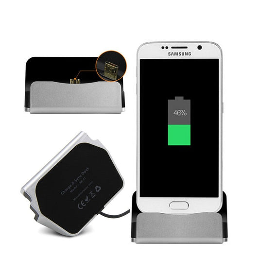 Samsung S8 Plus Xiaomi Huawei LG HTC Android Phone Micro Type-C iPhone Dock Charger Sync Data