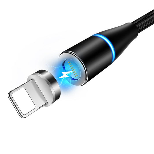 2m Fast 3A Magnetic Cable Quick Charge 3.0 Micro USB Charger Type-C