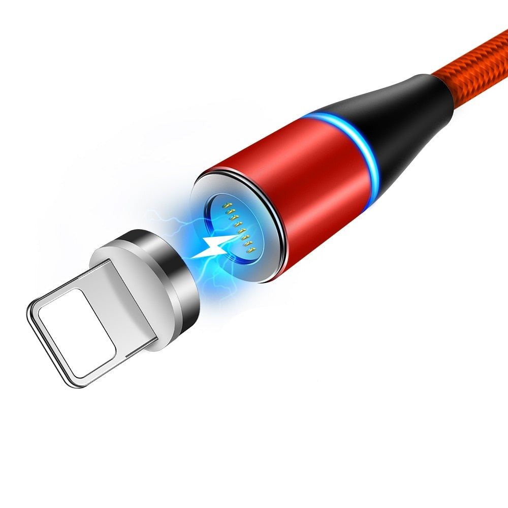 2m Fast 3A Magnetic Cable Quick Charge 3.0 Micro USB Charger Type-C