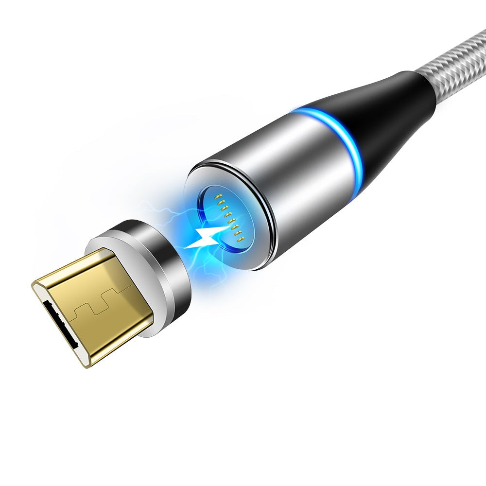 2m Fast 3A Magnetic Cable Quick Charge 3.0 Micro USB Charger Type-C