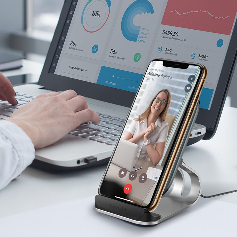 Qi Wireless Charger 10W for iPhone Samsung Xiaomi Fast Wireless Charging Dock