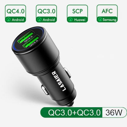 Quick Charge 3.0 36W USB Car Charger