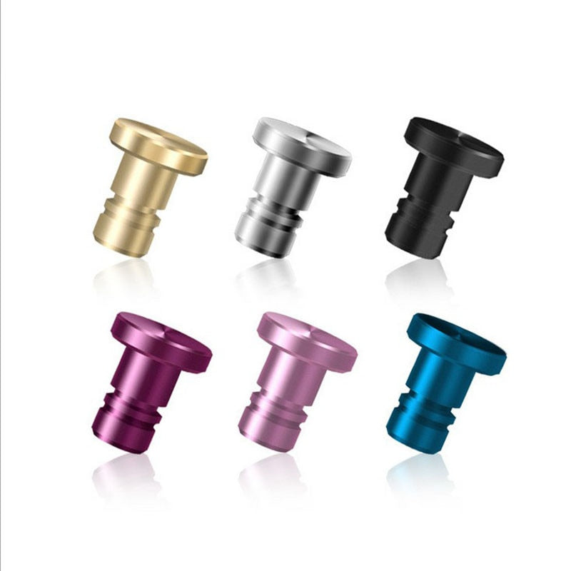 Mini Aluminum Alloy Mobile phone PC Latop Aux 3.5 Dust Plug Set Earphone Jack Plug Anti Phone