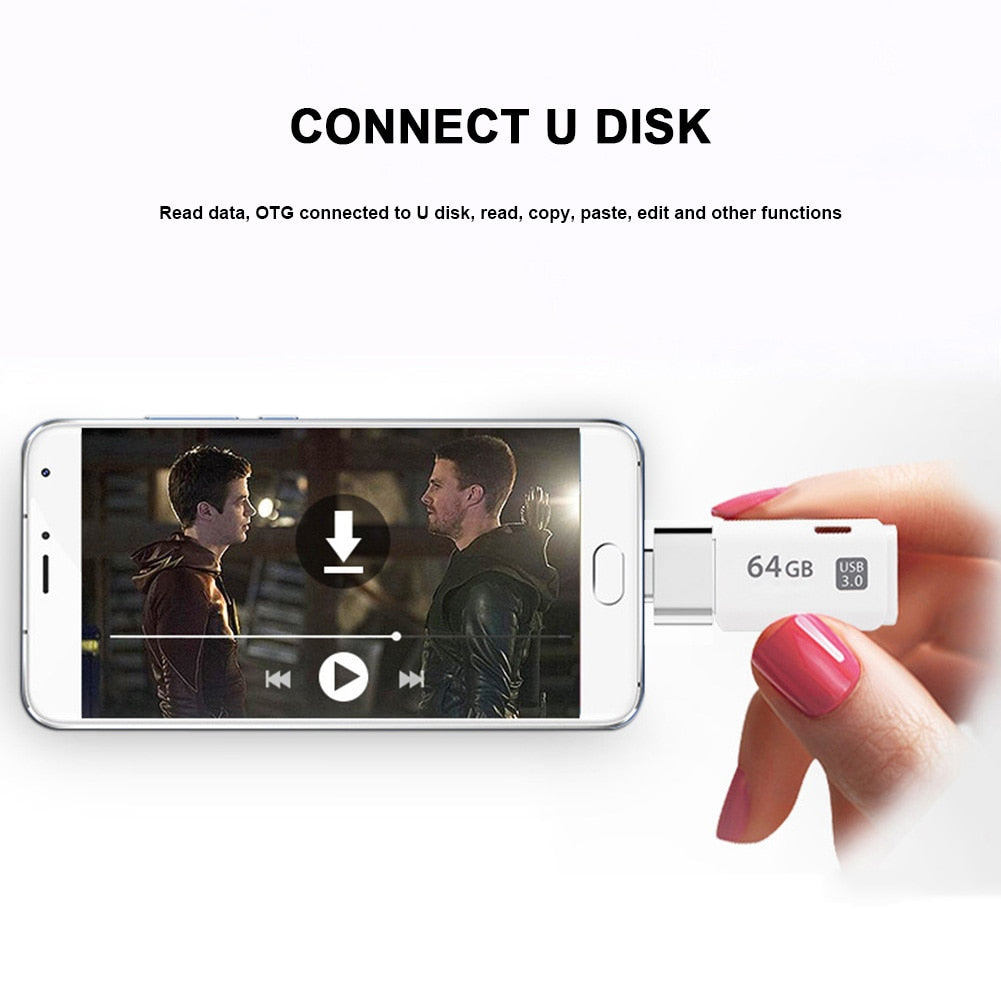 Mini Micro USB Male to USB Female OTG Adapter Converter for Huawei Xiaomi Android Smartphone