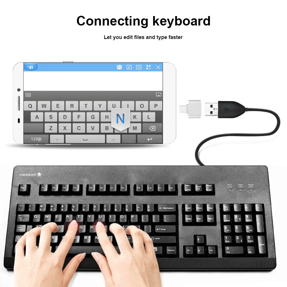 Mini Micro USB Male to USB Female OTG Adapter Converter for Huawei Xiaomi Android Smartphone