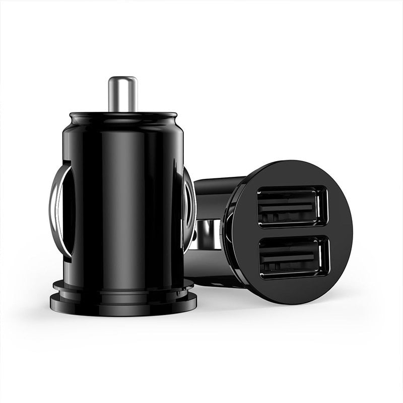 Mini USB Car Charger Dual Ports