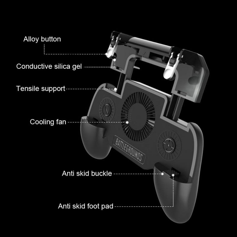 Multi-Functional Game Phone Holder For iPhone XS MAX X Samsung S10 S9 Mobile Phone Cooler Heat