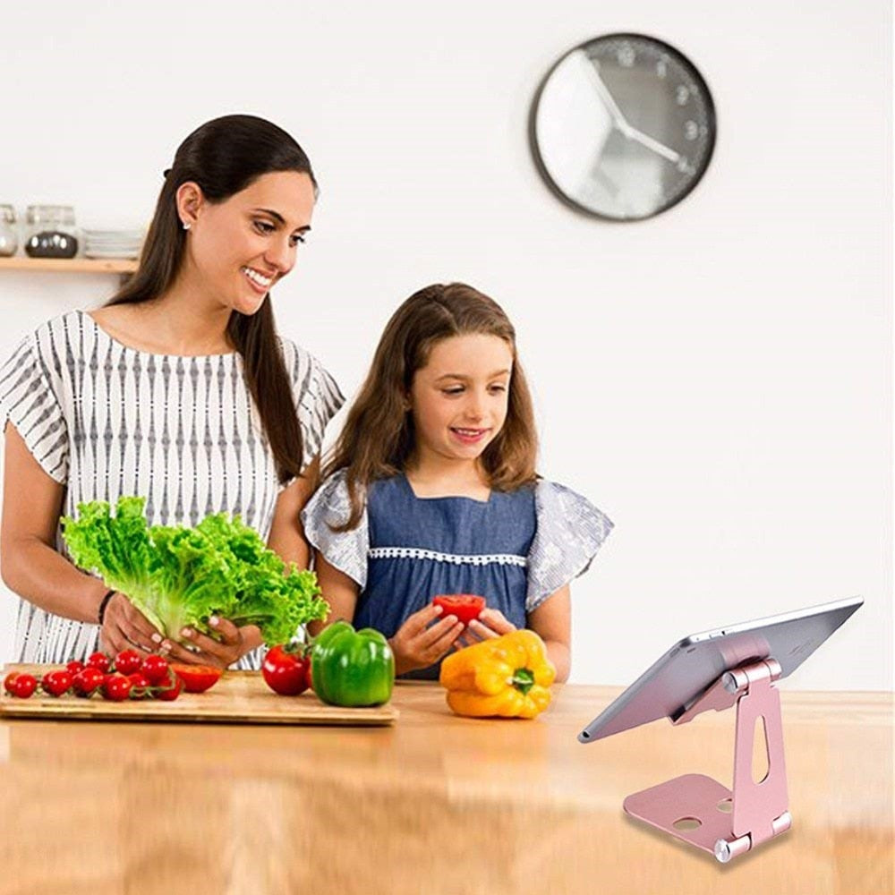 Rotary Tablet PC Smartphone Stand Foldable Mobile Phone Mount Universal Phone Holder