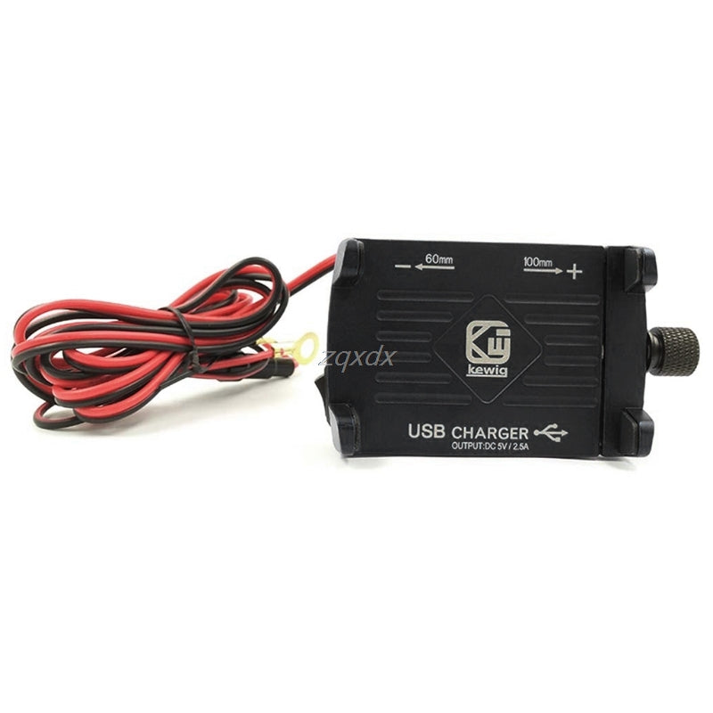 Motorcycle Phone Holder With USB Charger