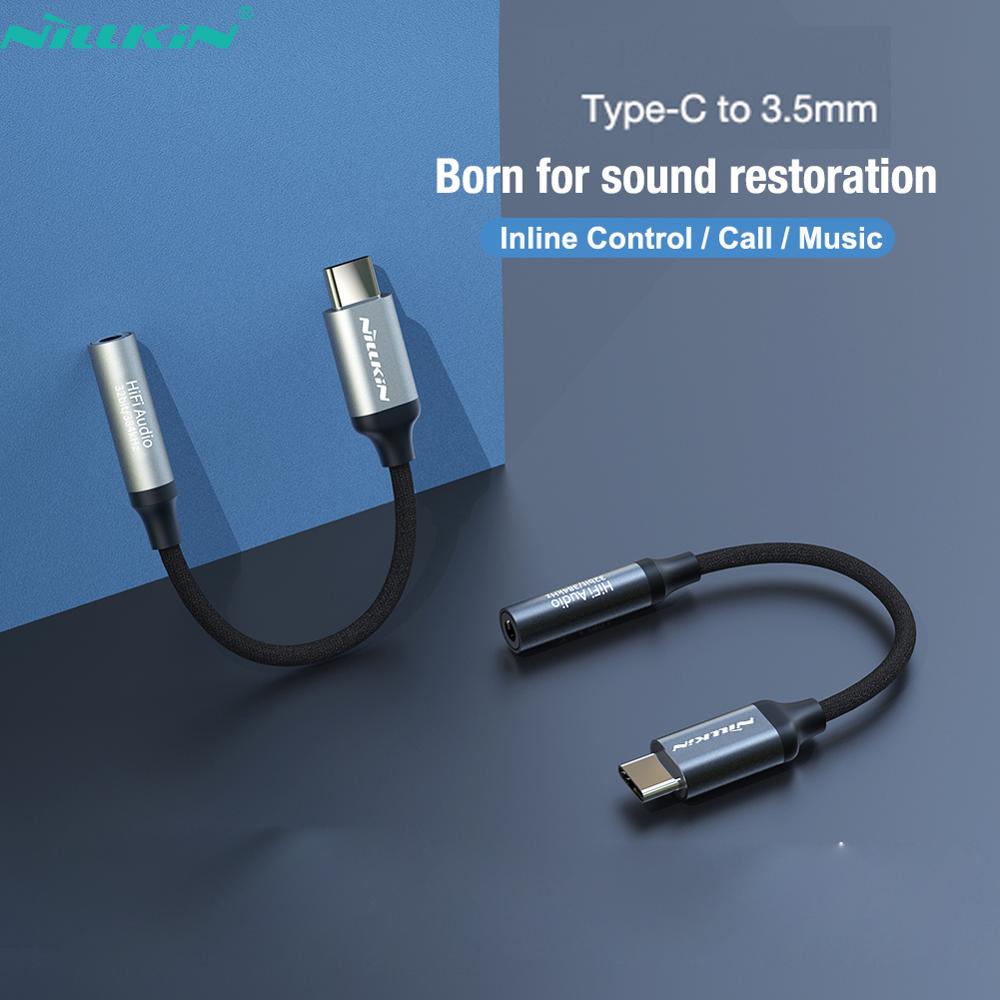 Type-C to 3.5mm Headphone Jack Adapter USB-C to Aux Audio