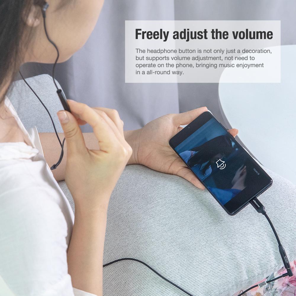 Type-C to 3.5mm Headphone Jack Adapter USB-C to Aux Audio