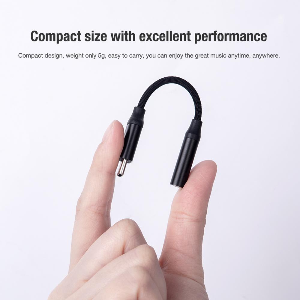 Type-C to 3.5mm Headphone Jack Adapter USB-C to Aux Audio